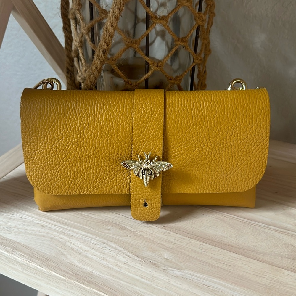 German Crossbody bag leather